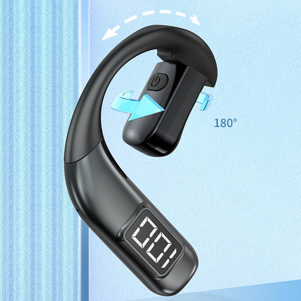 Wireless Headset Driving Trucker Earbuds Noise Cancelling For Type-C Charging