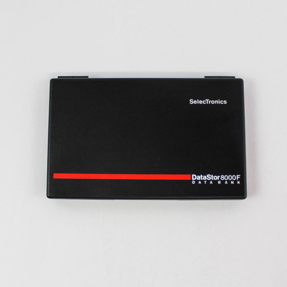 SelecTronics DataStor 8000F Data Bank Vintage Black Computer Untested As-Is