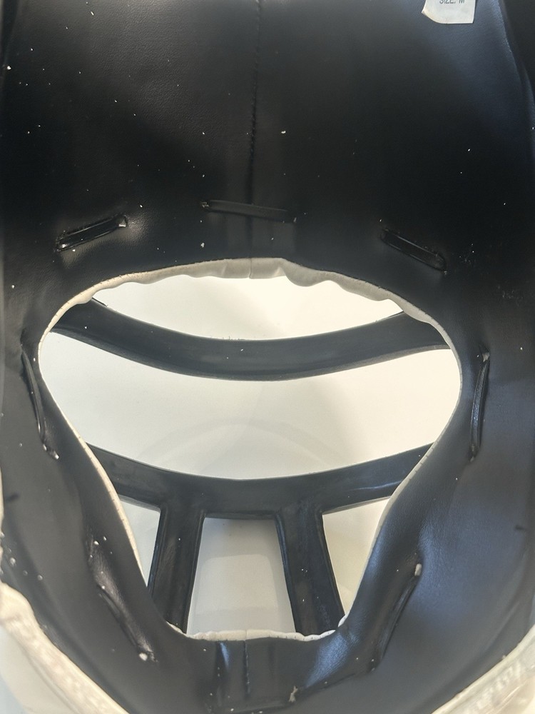 Vtg Pro Force Sparring Gear Face Mask White Size Medium