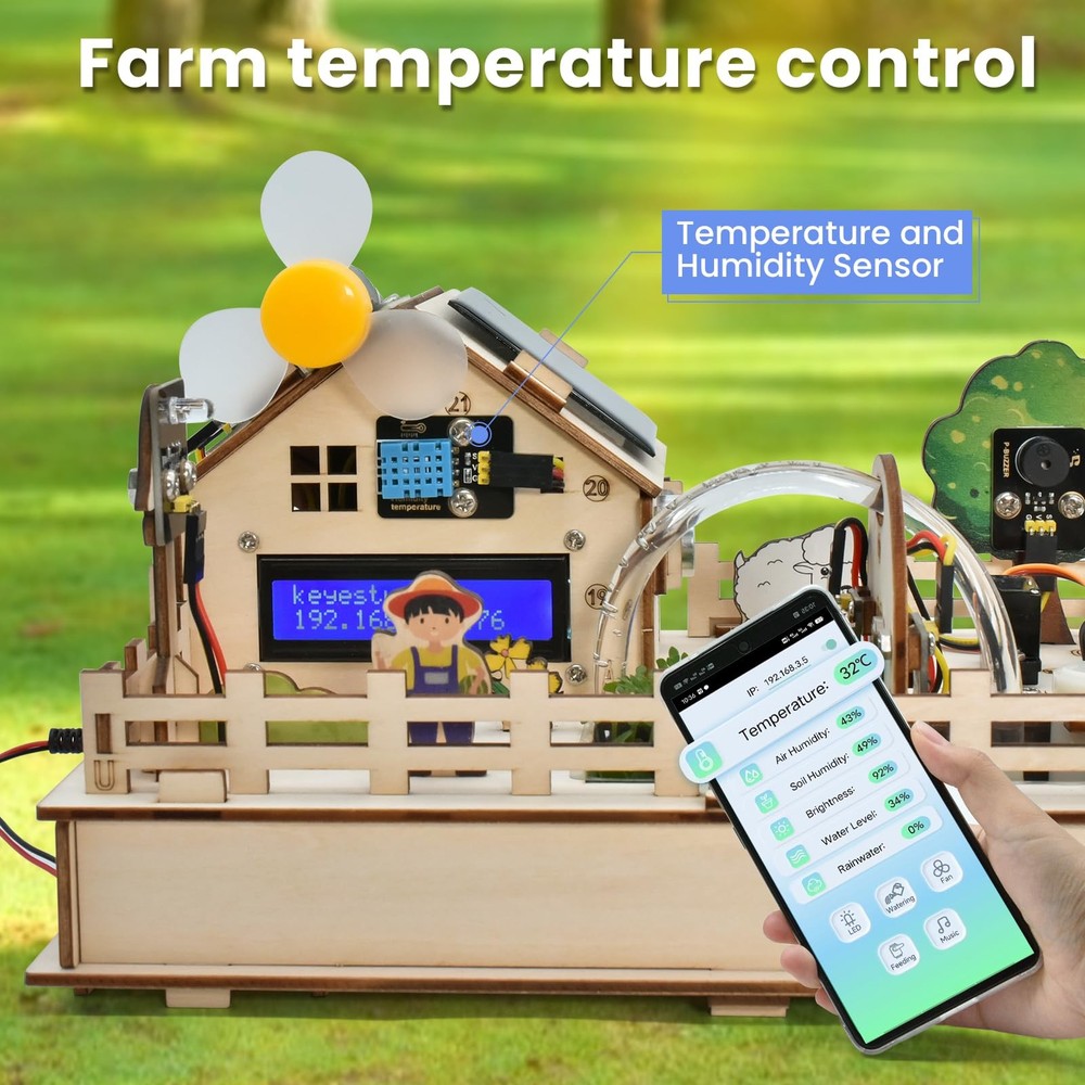 IoT Control Smart Farm Starter Kit for Arduino ESP32,Electronics Programming ...