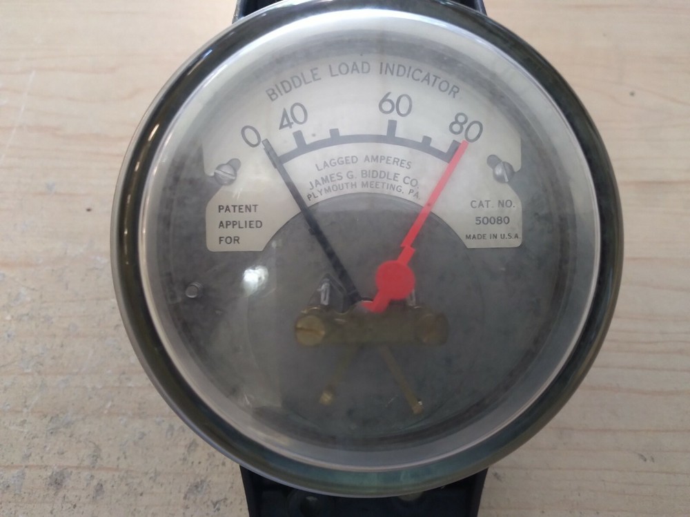 NEW BIDDLE 50080 LOAD INDICATOR - NEW OLD STOCK
