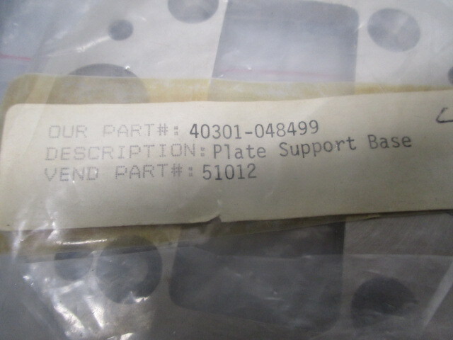 40301-048499 Plate Support Base, 102104