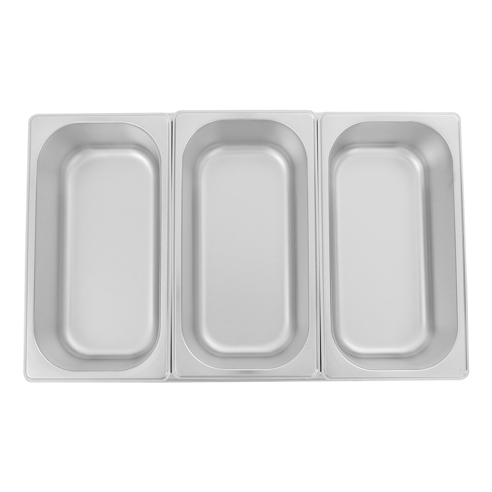 Three-compartment Fruit Pan, Fruit Pan with Acrylic Lids Water-filtering Gaskets