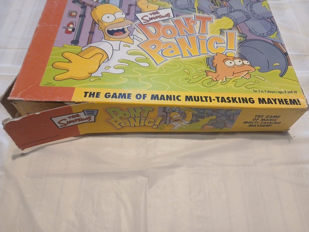 Don't Panic The Simpsons Board Game Complete