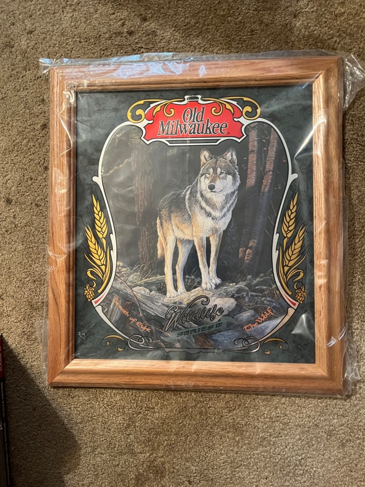 old milwaukee mirror wolf brand new in plastic