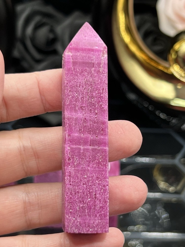 Honeycomb Ruby Uvreactive 4 sided Points Free shipping & Gift