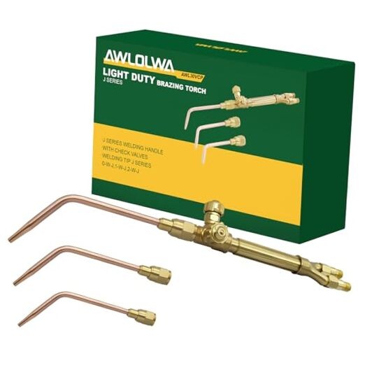 Ligth Duty Welding/Brazing Series "J" Torch Handle with Welding Tips, with
