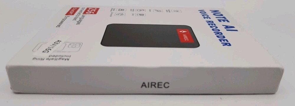 Note Ai Voice Recorder 256 Languages Converted To Text A3V/16G Bluetooth 5.2