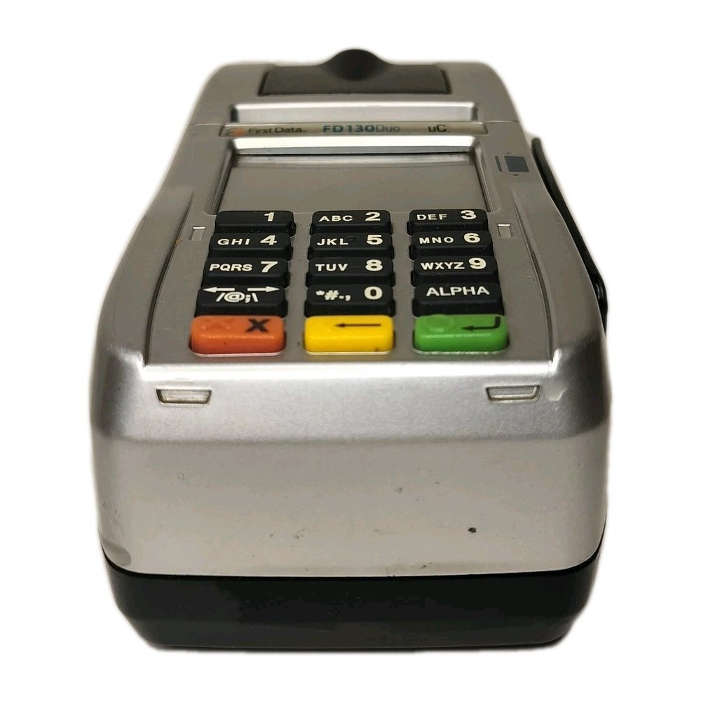 First Data FD150 Credit Card Terminal EMV CTLS No Cables Untested POS Reader