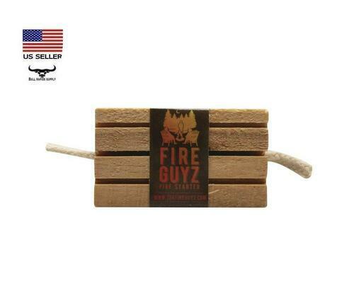 8 pack Fire Guyz Fire Starter Campfire Fireplace Cooking All Natural Survival