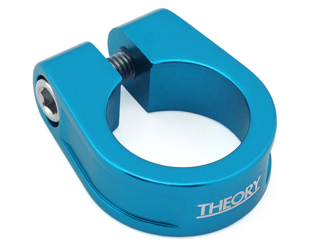 Theory Trusty Single Bolt Seat Clamp (Blue)