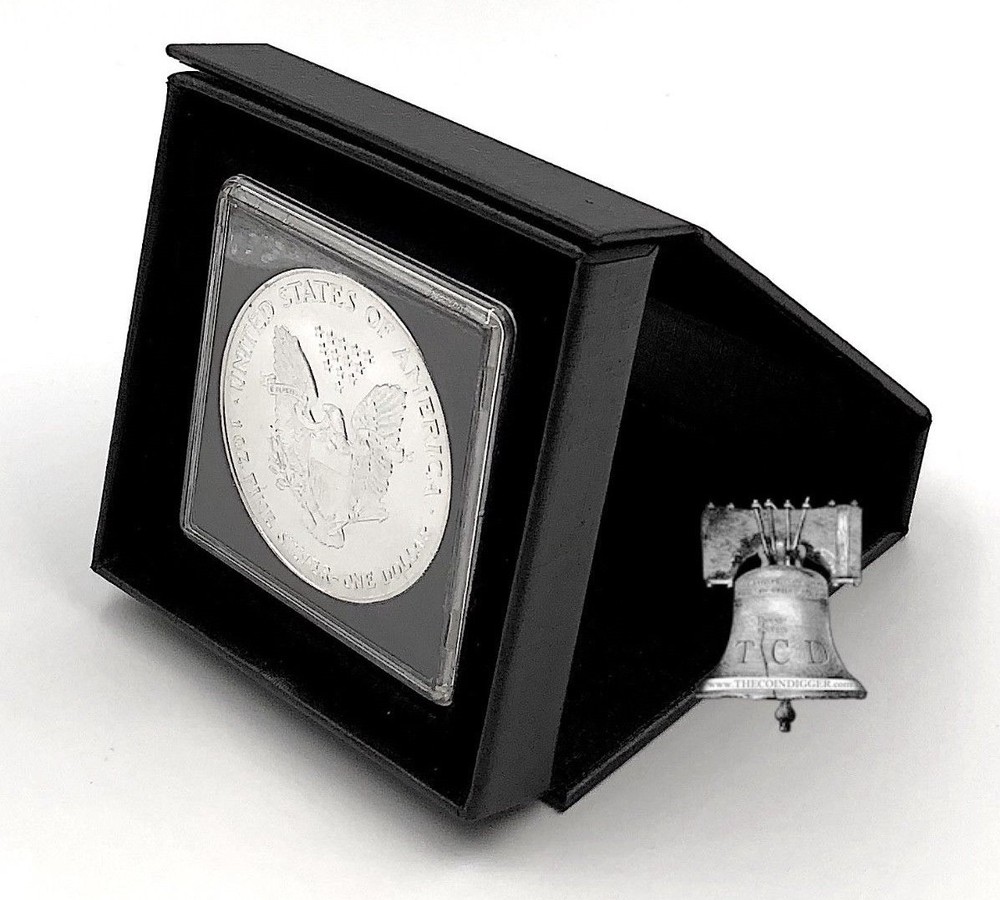 Airbox Coin Holder Display Stand Setup Box 2x2 Storage Capsule Case Snap Magnet