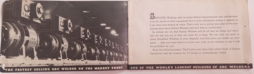 1925-29 Hobart Welding Brochures