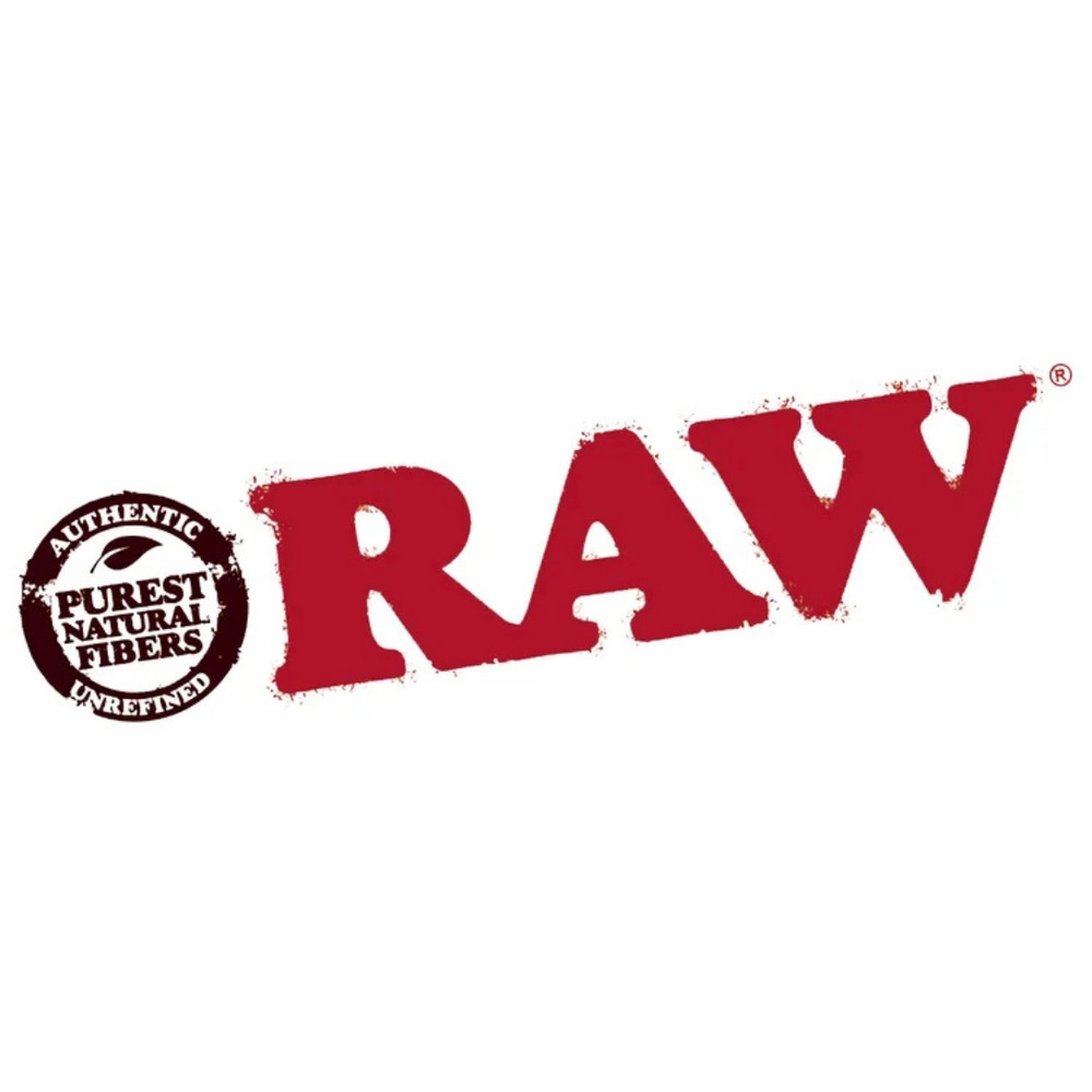 RAW Black Organic 1 1/4 Rolling Papers 79mm Roller Tips Tin Lighter Kit Set