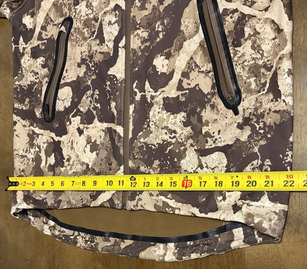First Lite North Branch Jacket Cipher Camo Mens Medium Outer Layer Hunting
