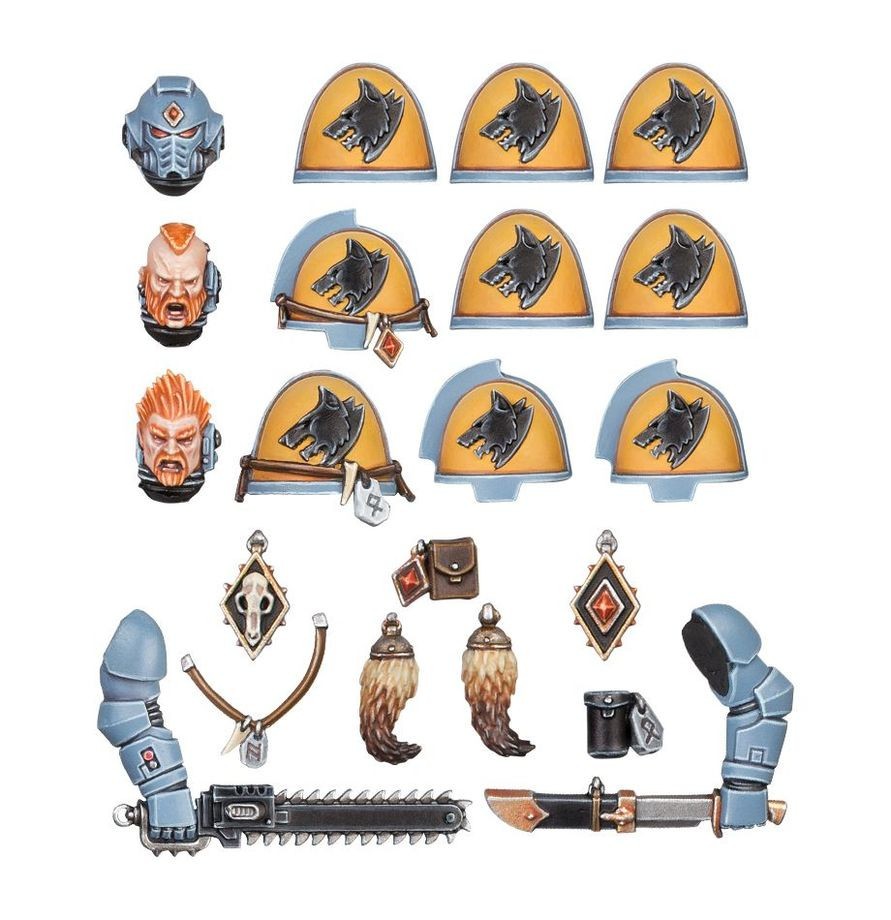 Space Wolves Primaris Upgrades Sprue - Warhammer 40k - NOS