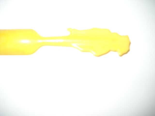 French's Mustard yellow plastic spoon