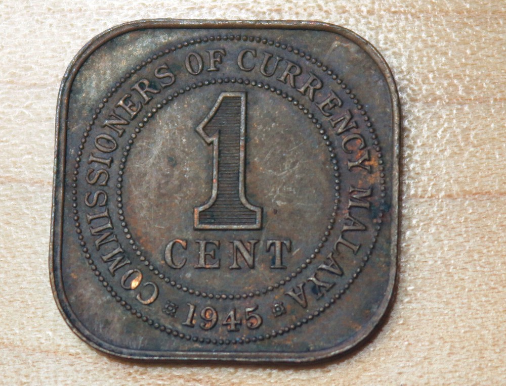 1945 Malaya 1 Cent