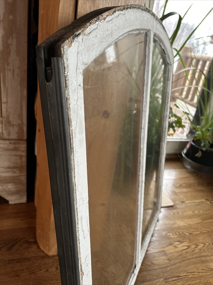 Antique Vintage Glass Window Frame