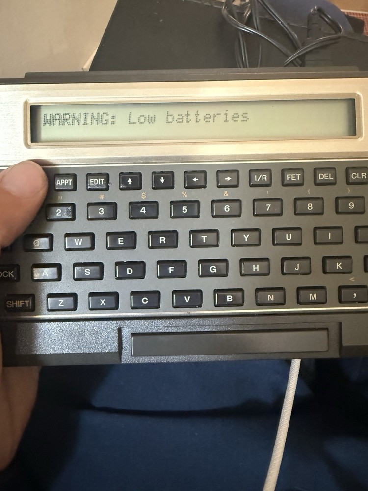 Hewitt Packard 75C HP Computer Calculator With Case