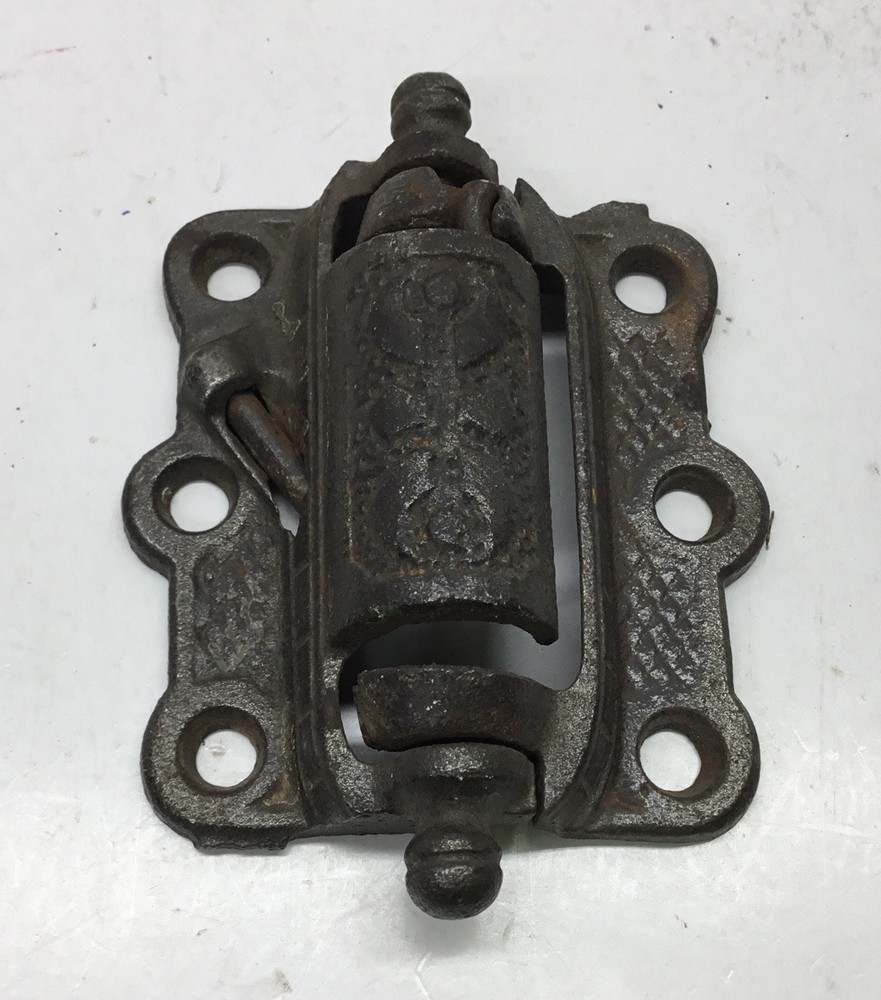 Antique Screen Door Cast Iron Spring Loaded Hinge …….[B13]