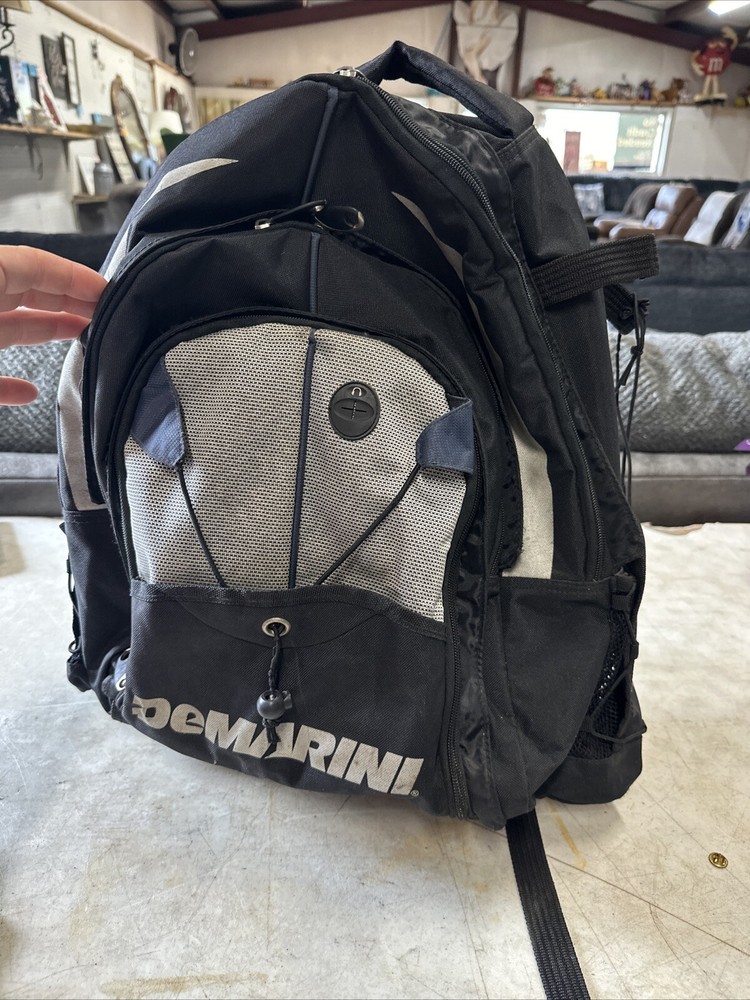 DeMarini Voodoo OG Baseball/Softball Backpack Bag - Black/gray