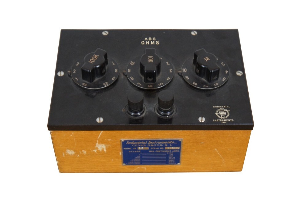Industrial Instruments ABS OHMS Variable Resistor Box Model 1D