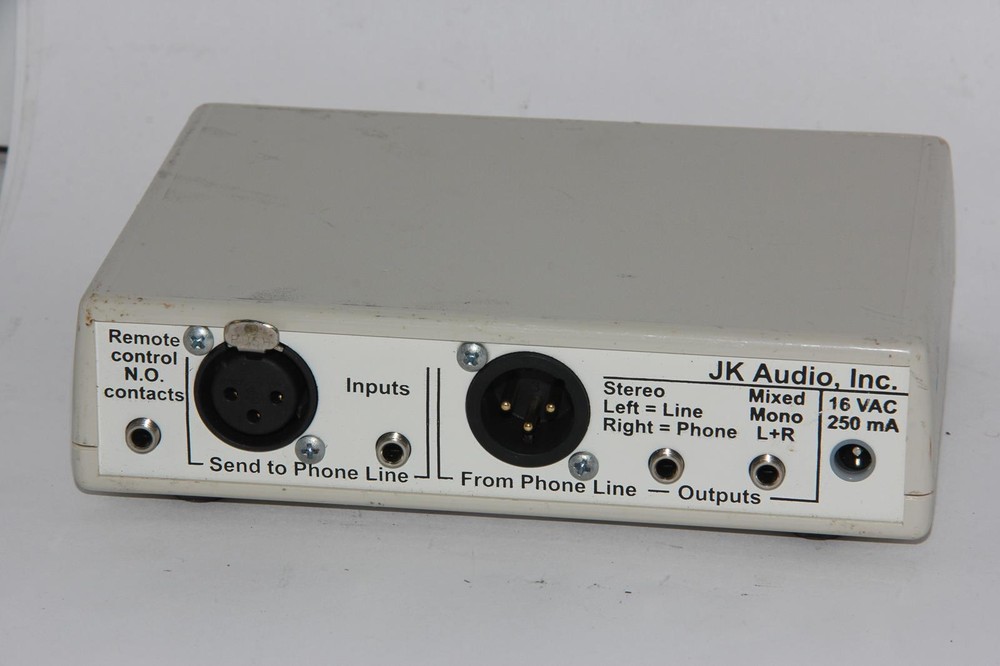 JK AUDIO INLINE PATCH Telephone Audio Interface