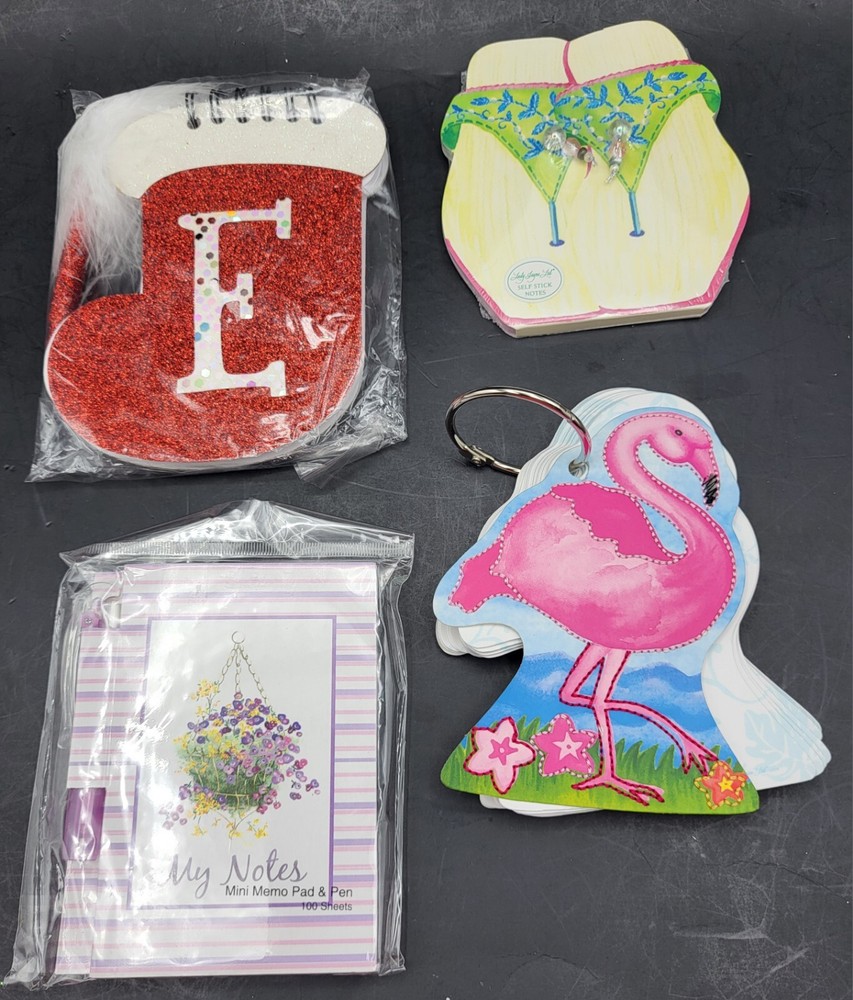 Assorted Notepad LOT 4 Pieces NEW