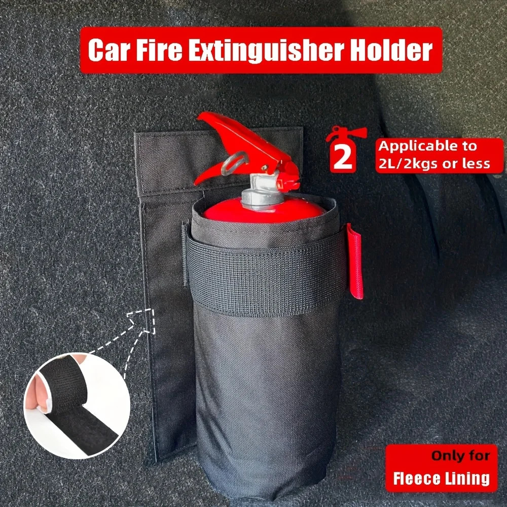 Car Fire Extinguisher Trunk Storage Organizer Seat Back Bag