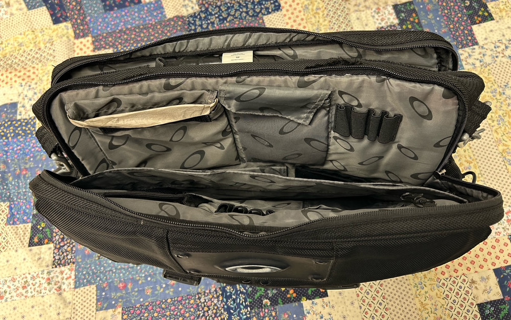 Oakley computer bag 2.0 Black Messenger Tactical Pack w/ Strap Pockets