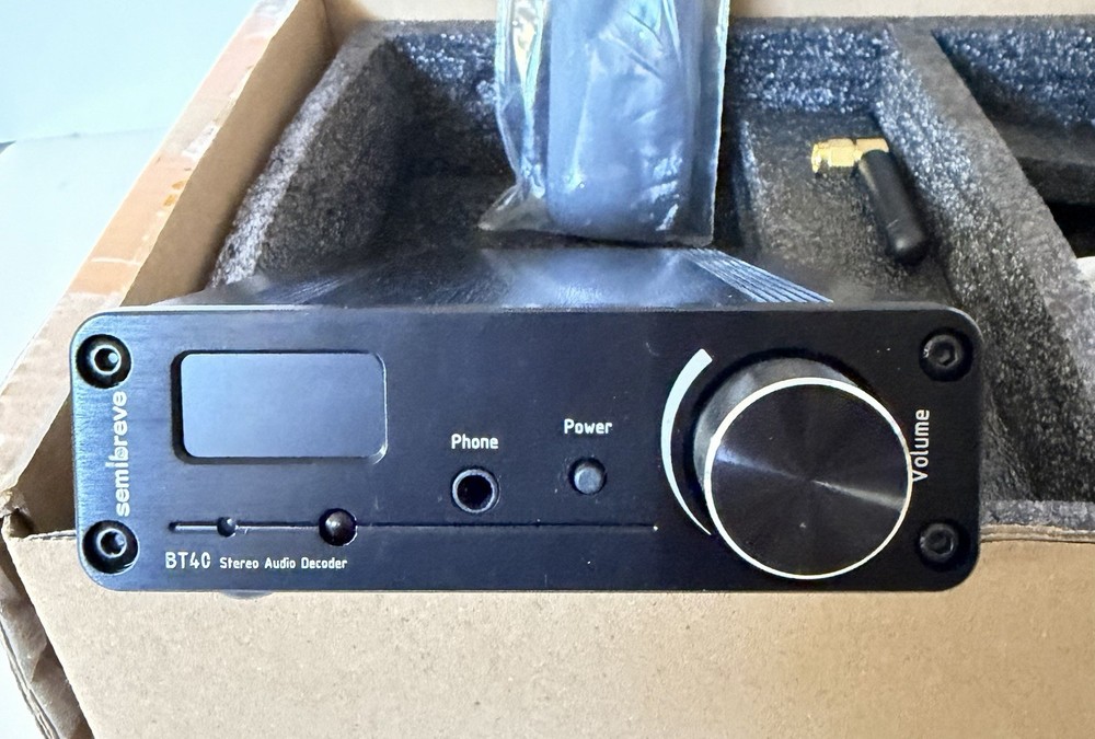 Semibreve BT40 HD LDAC Bluetooth5.1 DAC Receiver ES9038 Decoder Fit 3SRC Frequ..