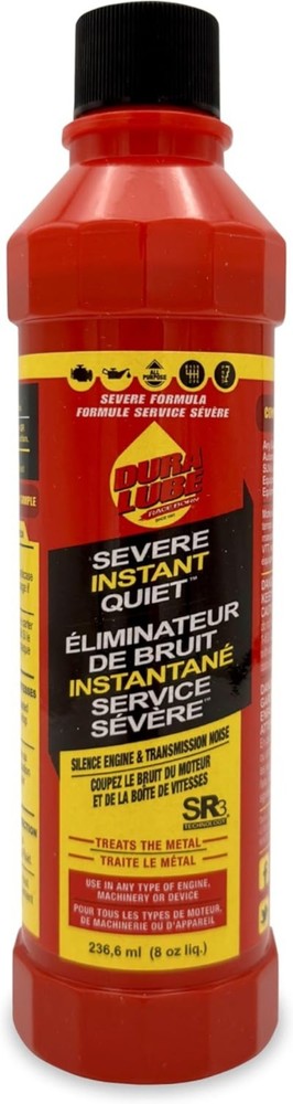 Severe Instant Quiet 8 oz - Engine & Transmission Noise Reducer for Vehicles