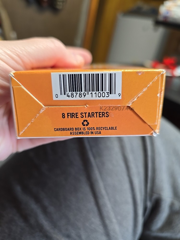 8 piece Diamond Strike-A-Fire Starter Match Sticks Firestarter Logs 12min. Burn