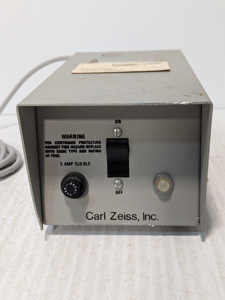 Carl Zeiss 1100 Microscope Illuminator Light Source Power Supply