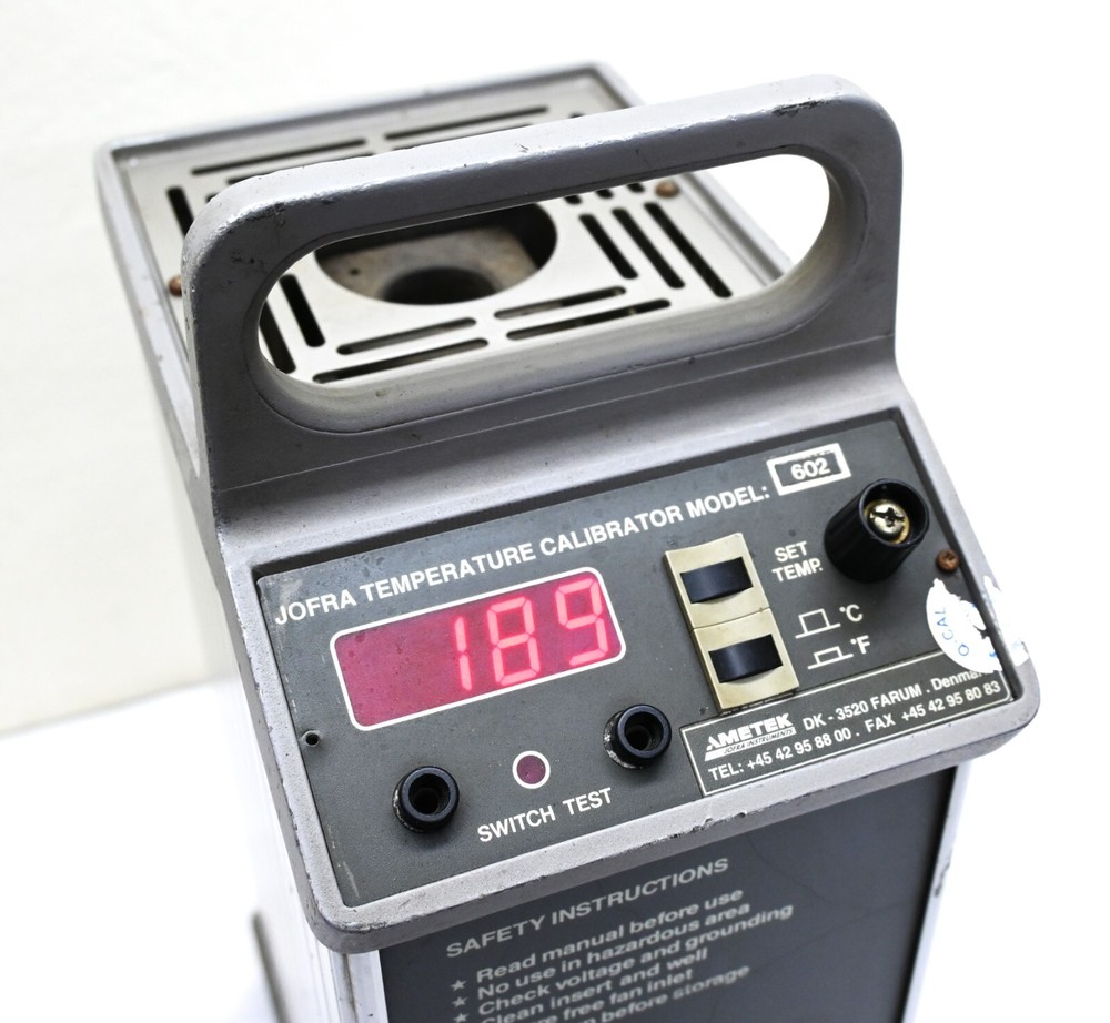AMETEK JOFRA 602 Temperature Calibbbrator.