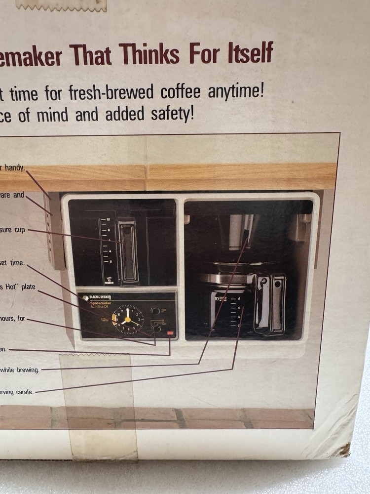 Black & Decker Spacemaker Under Cabinet Drip Coffee Maker SDC2A - Sealed