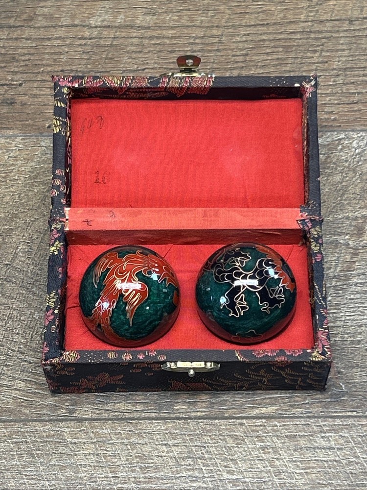 Chinese Baoding Stress Chime Meditation Balls Dragon