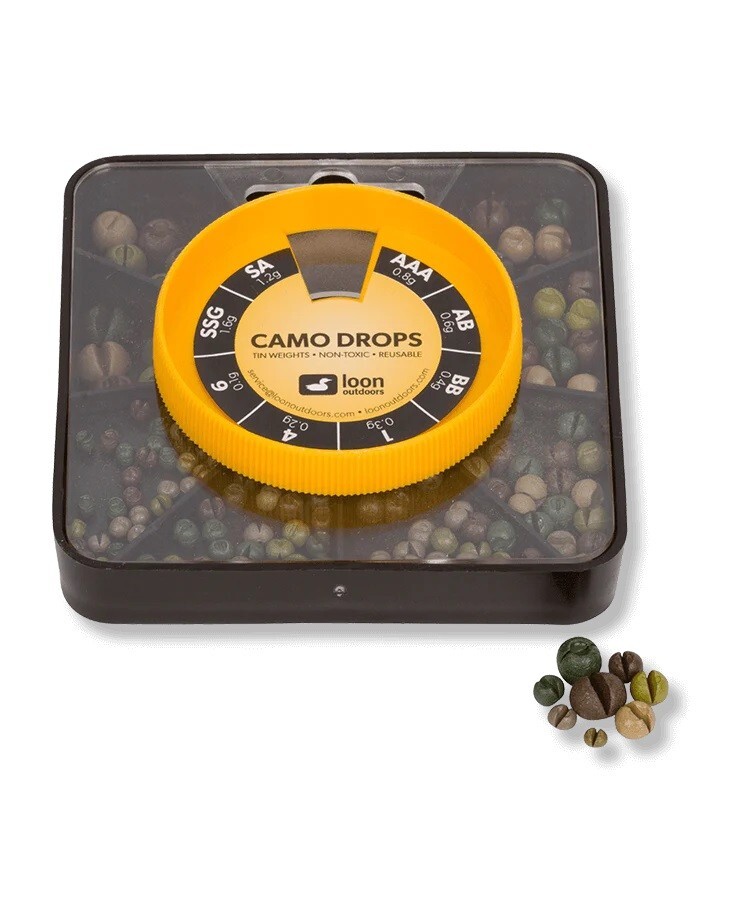 Loon Outdoors Camo Drops Tin Weights 8 Division