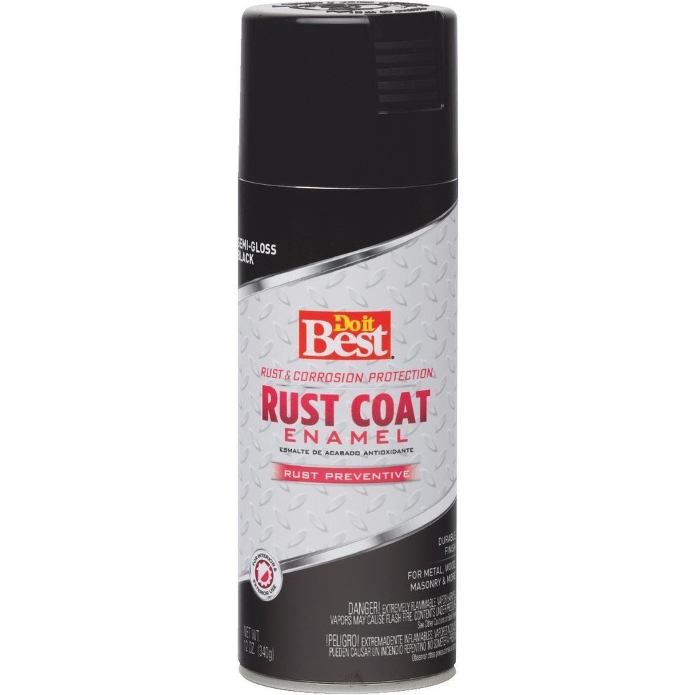 (6 PACK) RUST COAT ENAMEL ANTI-RUST SPRAY PAINT - VARIOUS COLORS AVAILABLE
