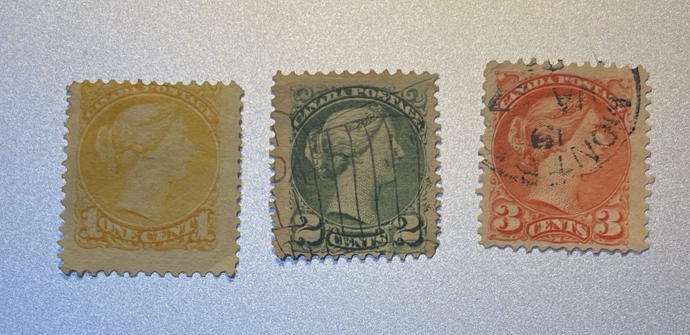 canada stamps used.  # 35 36 37 See Description