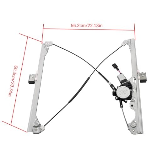 Power Window Regulator with Motor Front Right Replacement for Avalanche