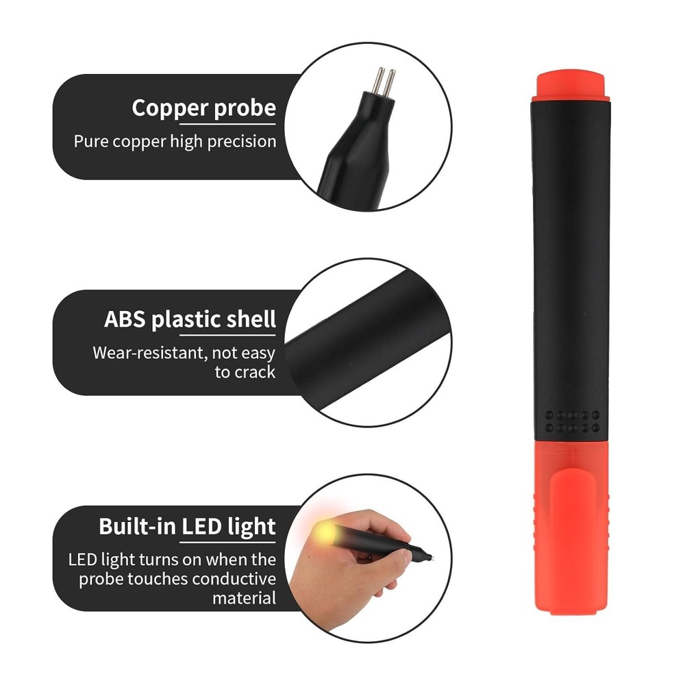 Conductivity Test Pen Continuity Ground Tester for Earthing Mats Sheets Blankets