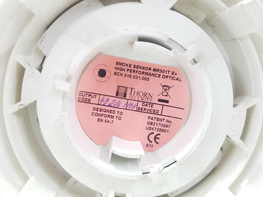 THORN SECURITY MR501TEX HIGH PERFORMANCE OPTICAL SMOKE SENSOR 516.031.005