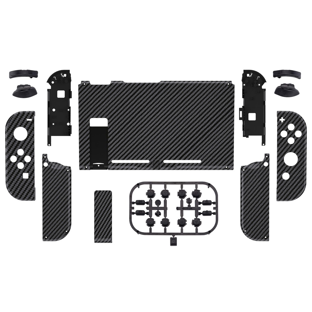 Replacement Back Plate & Controller Housing Shell Buttons for Nintendo Switch