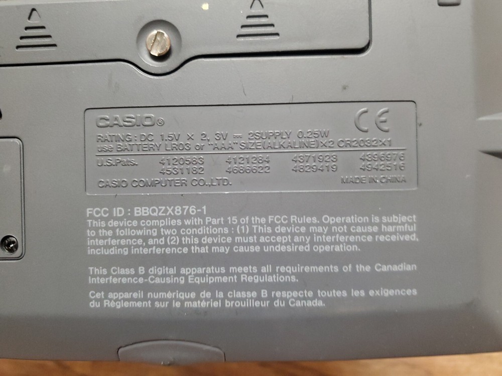 Casio Business Organization Scheduling System SF 5580 128KB