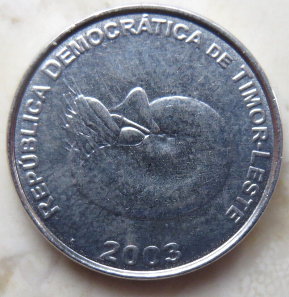 East - Timor 1 Centavo 2003 KM# 1 UNC out Mintbag