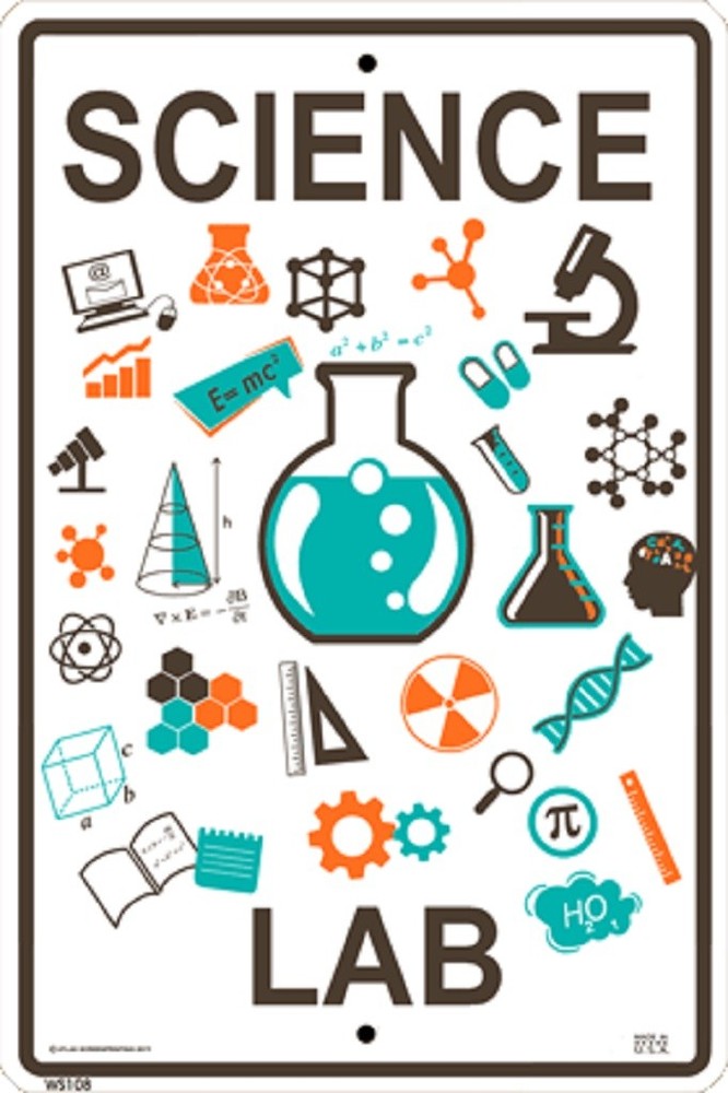 Science Lab Sign NEW 10 x 15 Laboratory