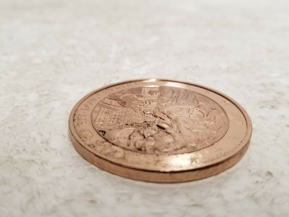 1937 - Year of Sit-Down Strikes Challenge Coin