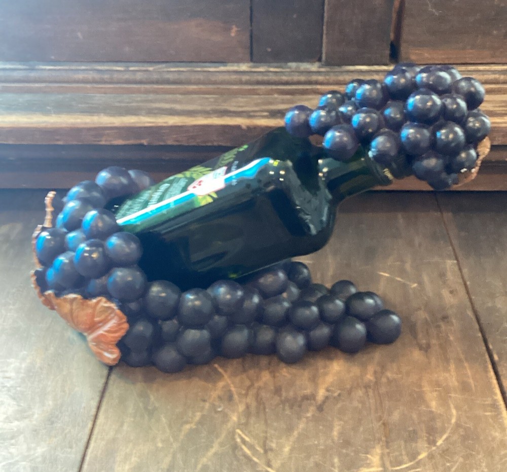 Grape Cluster Bottle Holder And Topper